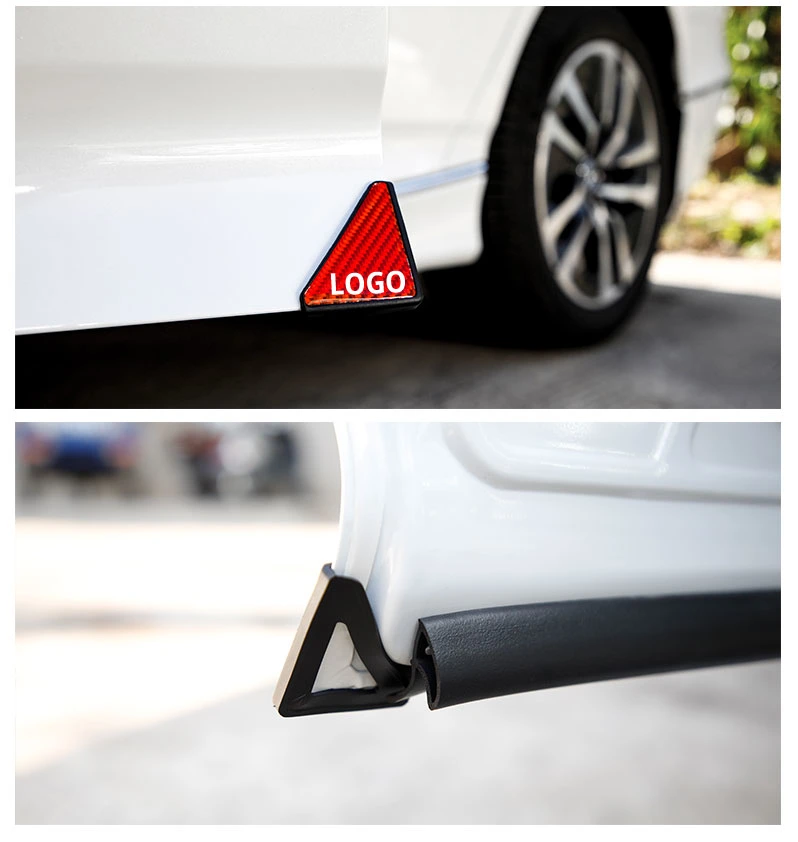Car Door Carbon Fiber Anti-Collision Protector Stickers Side Edge Protection Guards