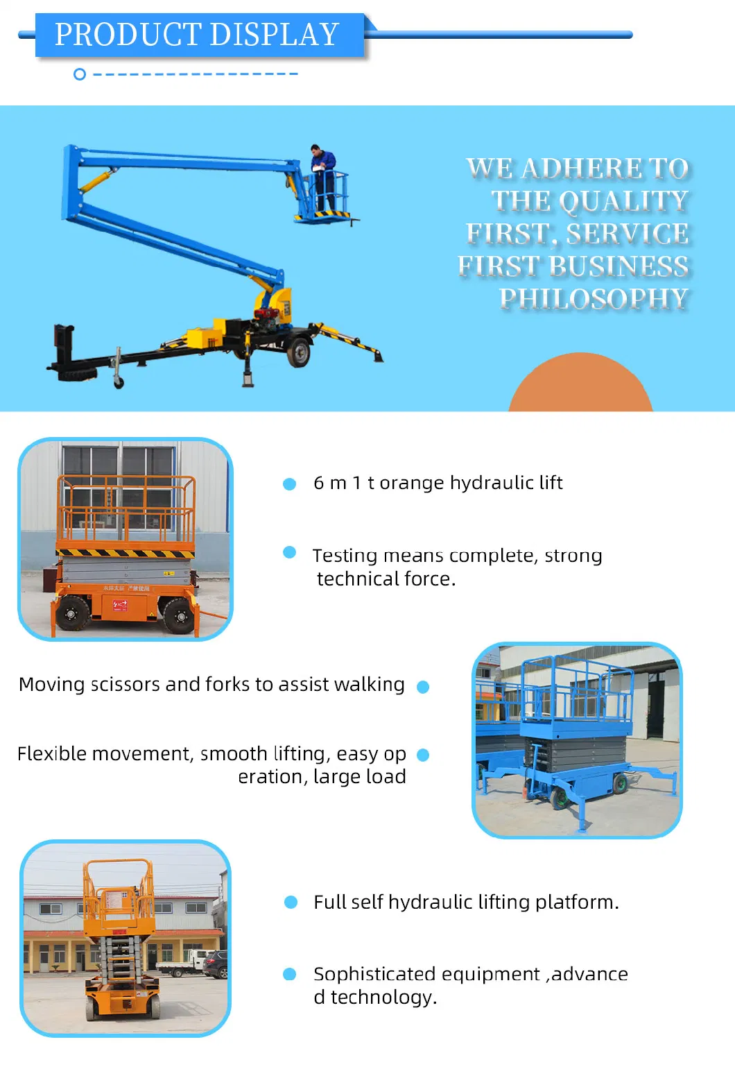 OEM Factory Custom Fixed Electric Mechanism Lift Table Hydraulic Scissor Elevated Worroller Conveyor Scissor Lift