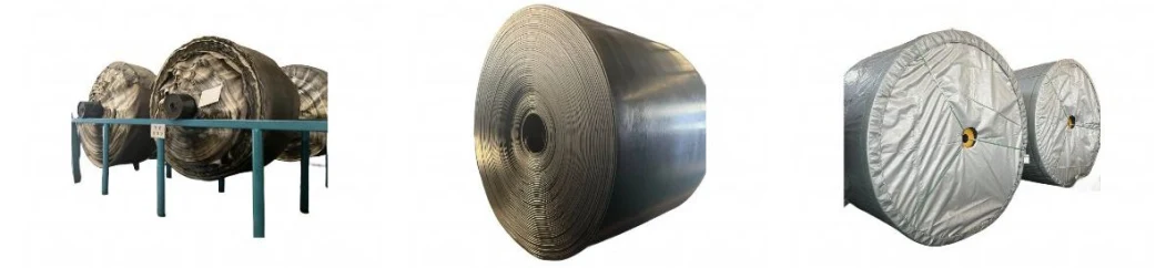 High Abrasion Multiply Conveyor Belt Rough Top Steel Cord Chevron Solid Woven Sidewall Oil Resistant Heat Resistant Flame Resistant Conveyor Belt for Coal Mine
