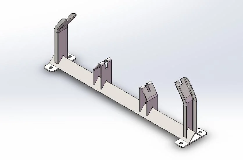 Zhong Ang Brand Quarry Belt Conveyor Frame Bearing Steel Roller/Power Plant Belt Conveyor Steel Roller Frame/Underground Conveyor System Accessories