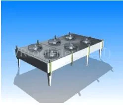 High Quality OEM Flat and V-Type Adiabatic Dry Cooler Server Cooling System