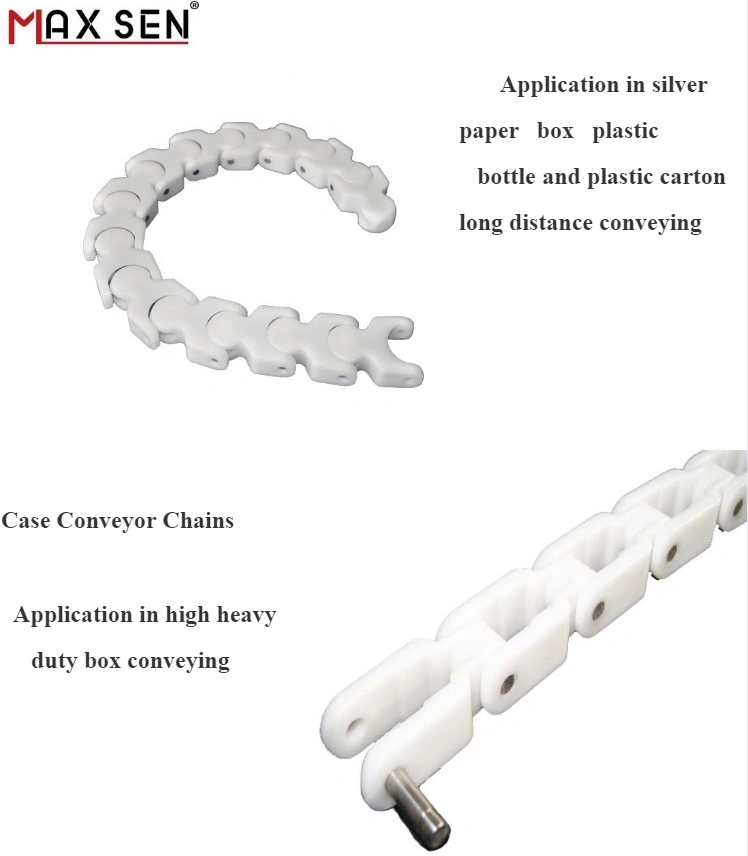 40p-60p Customized Size Chemical and Machine Industry Plastic Table Top Chain