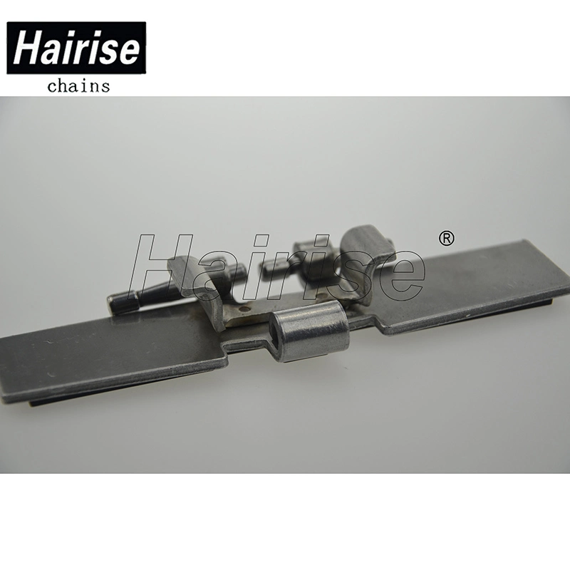Hairise Anti-Skid Pad Top Conveyor Chain Stainless Steel Rubber Covered Wtih FDA&amp; Gsg Certificate