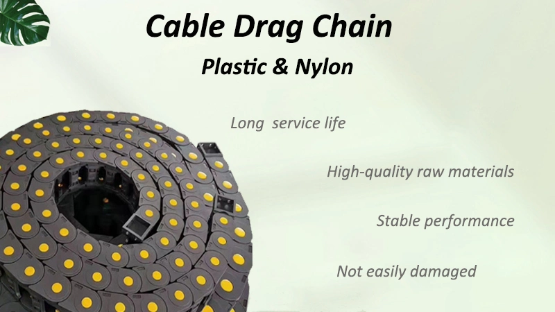 Factory Supply Nylon66 Flexible Cable Drag Chain