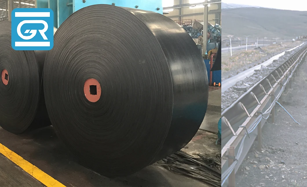 High Quality Heat/Fire Resistant Ep Multi-Ply Fabric Rubber Hot Sale High Strength Ep/Nn/High Temperature/Fire Resistant Conveyor Belt for Stone Crusher