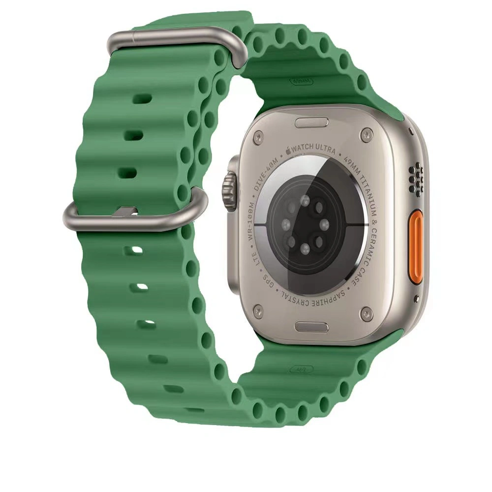 Suitable for Apple iWatch Marine Silicone Nylon Braided Wild Alpine Loop Applewatchs8 Watch Strap