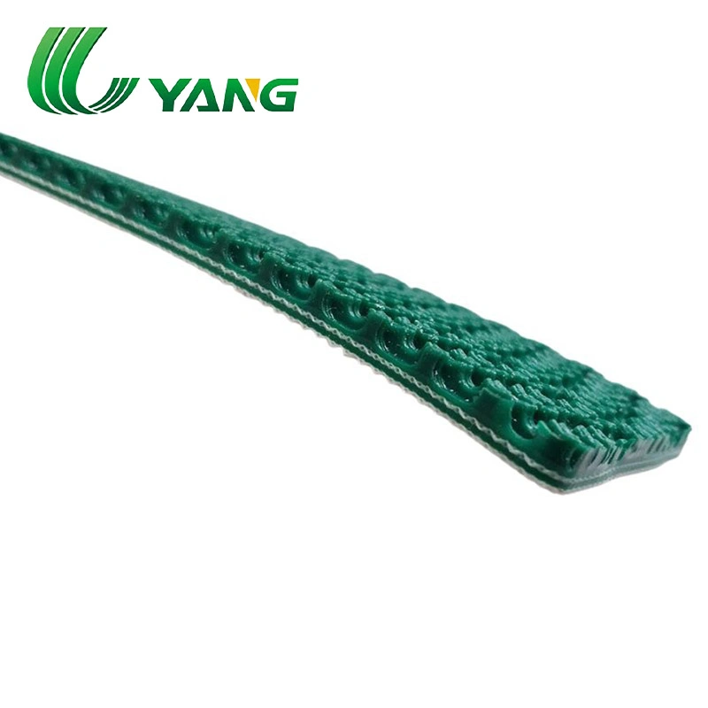 Factory Sale Wavy Super Grip Green PVC Pattern Belt Industrial Conveyor Belt in Airport and Logistics Industry