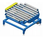 Logistic Transport Manufacturing Driven Small System Boxes Roller Conveyor Stationary Radius Roller Table Conveyor System