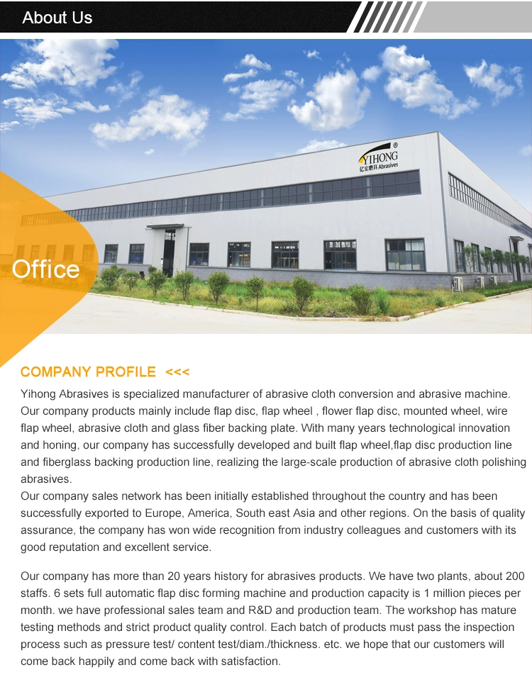 Yihong Abrasive Quality Assurance Abrasive Belt OEM Support Factory Supply