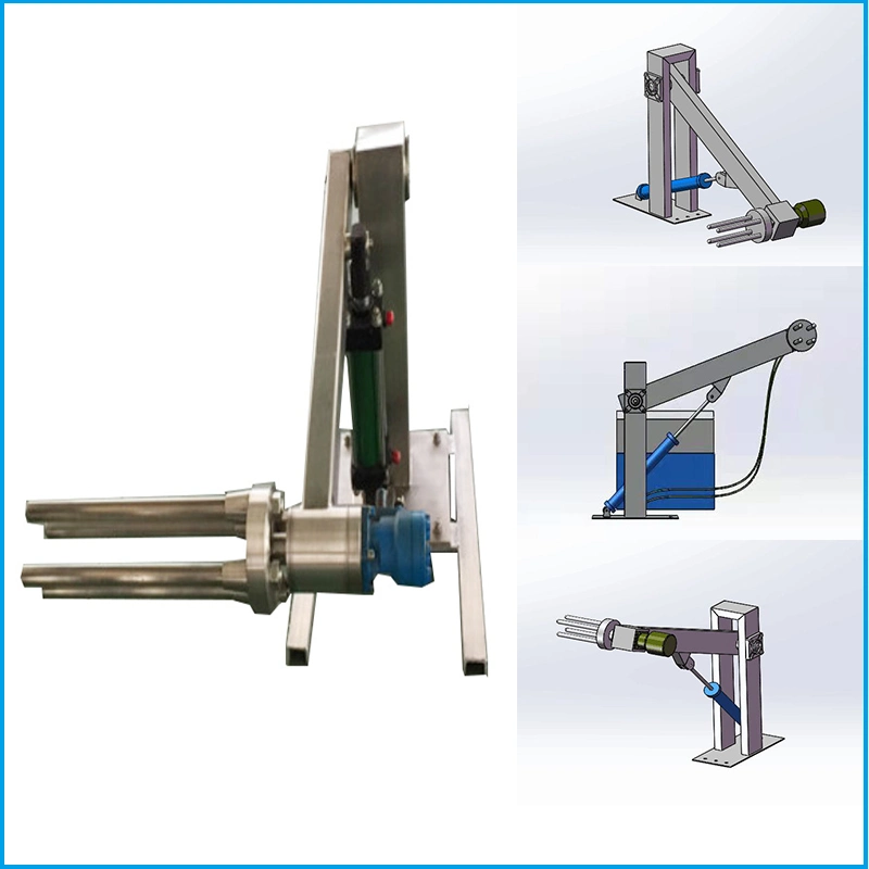 High Quality 300 Heads Per Hour Pneumatic Sheep Skin Puller Machine Goat Slaughtering Machine for Abattoir Equipment for Slaughterhouse