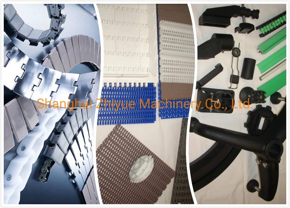 1100 Series Flush Grid Conveyor Modular Belts Straight Running Conveyor Belts Pitch 15.2mm