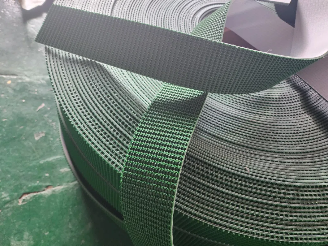 Anti-Slide Anti-Static Super Grip Rough Top PVC Conveyor Belt