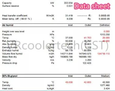 High Quality OEM Flat and V-Type Adiabatic Dry Cooler Server Cooling System