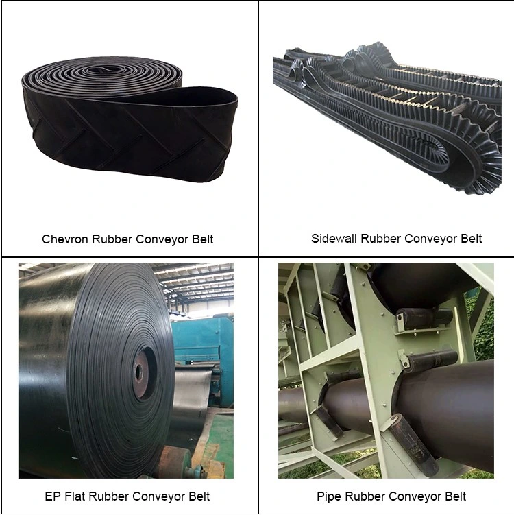 800mm Belt Width Heavy Duty Side Wall Conveyor Rubber Belt for Sale