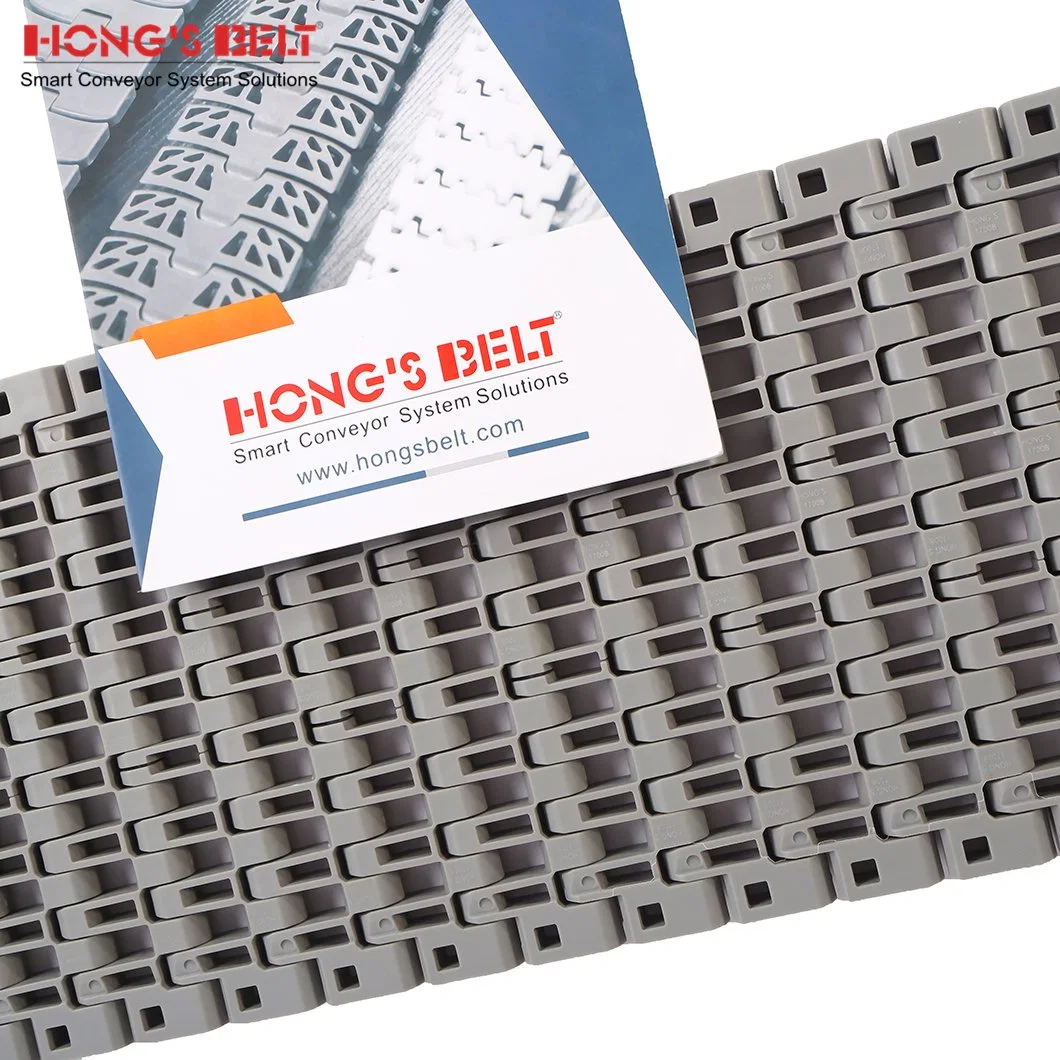 Hongsbelt High Quality Plastic Modular Conveyor Belt Flush Grid Modular Plastic Conveyor Belt for Tire Industry