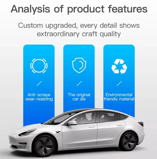 Scratch Prevention Trunk Side Guard Left and Right Guards for Tesla Model Y