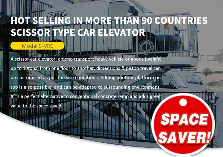 Car Elevator Automatic Parking Lift Vertical Conveyor Car Floor to Floor Lift