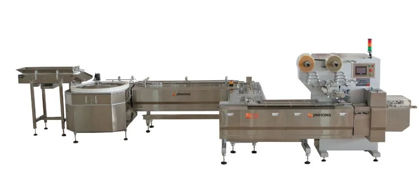 Meat stick auto horizontal seal packaging machine with smart servo PLC system