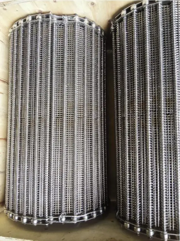 304 316 Stainless Steel Wire Mesh Chain Link Conveyor Belt Metal Mesh Conveyor Belt