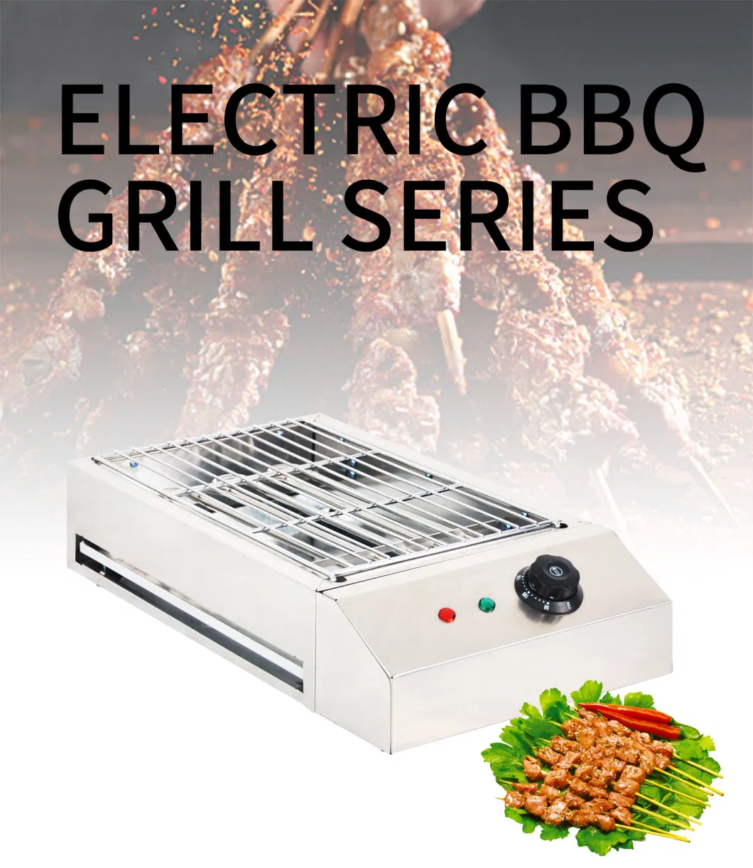 China Supplier Kitchen Appliance Small Electric Grills for Open-Air Food Stall