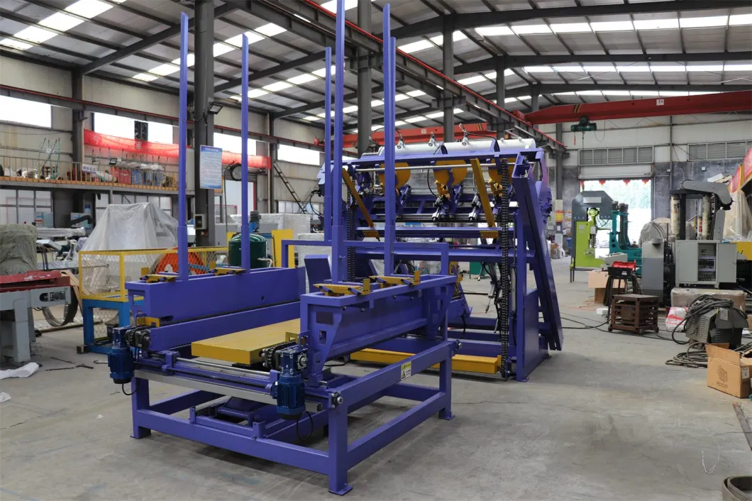 1 Automatic Nailing Machine 2 Automatic Palletizier 3 Transport Platform