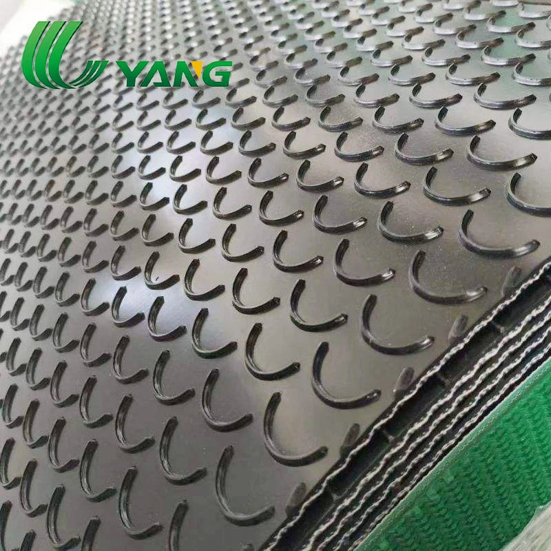 Low Friction Antistatic Crescent PVC Conveyor Belt for Vegetable Products