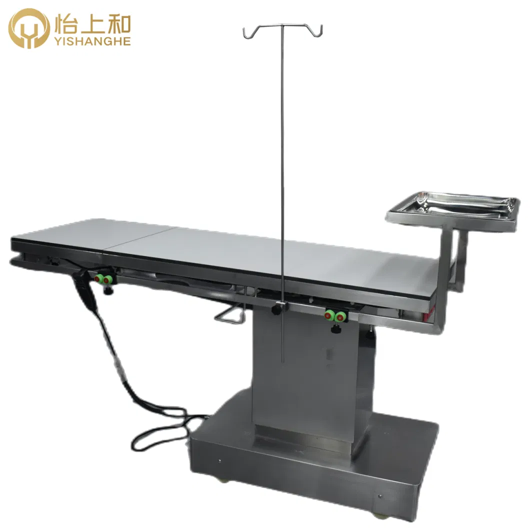 Constant Temperature Medical Equipment Stainless Steel Lifting Veterinary Operating Table