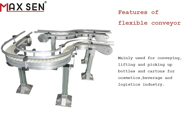 High Quality POM Flexible Accessories Flat Top Chain for Medical Industry