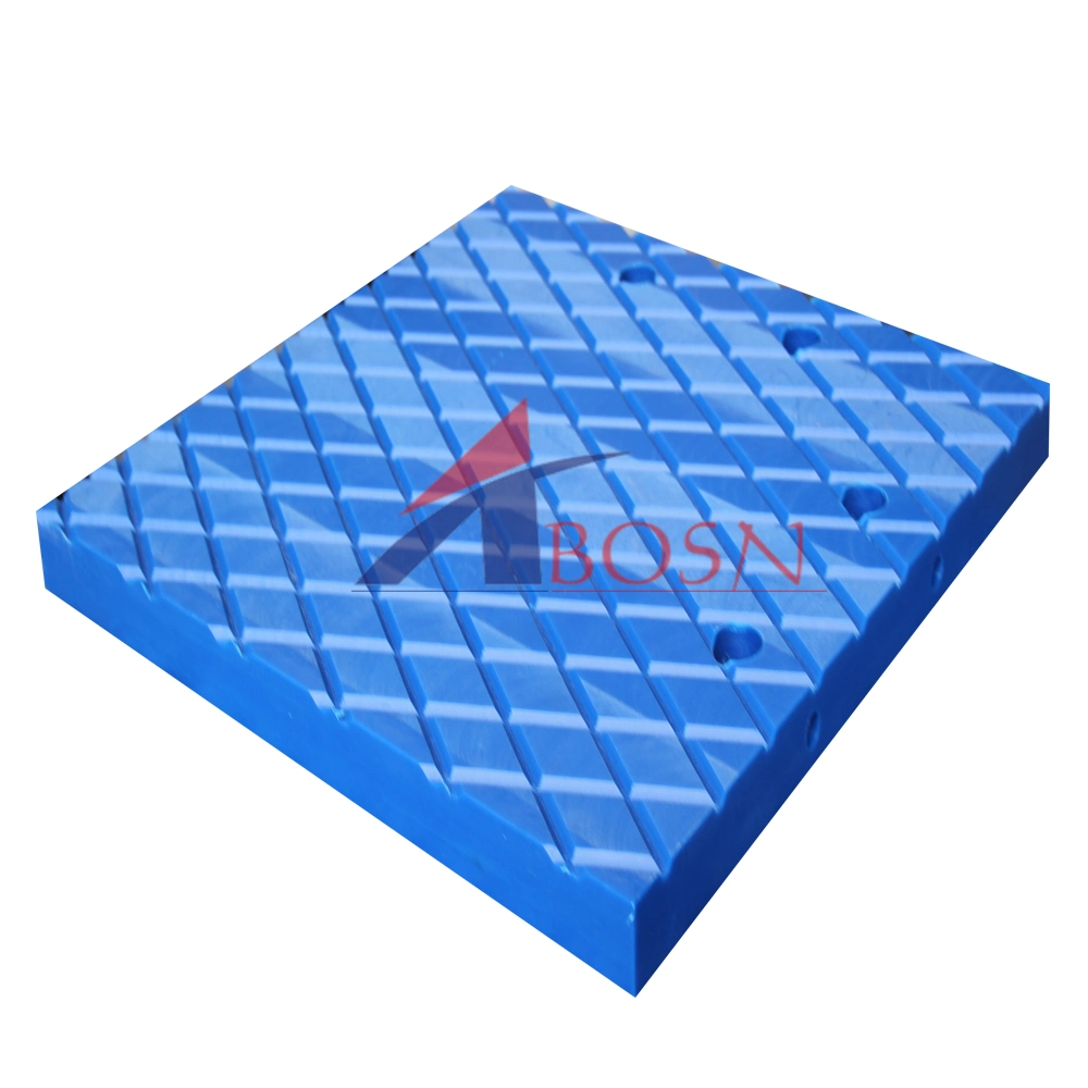 36&prime;&prime;x36&prime;&prime;x50mm Anti-Impact UHMWPE Plastic Crane Outrigger Pads