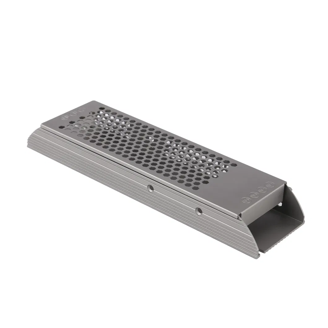 6063 Anodized Aluminum Extrusion Profile for Industrial Embedded PC Box Electrical Cover LED Power Supply Cover