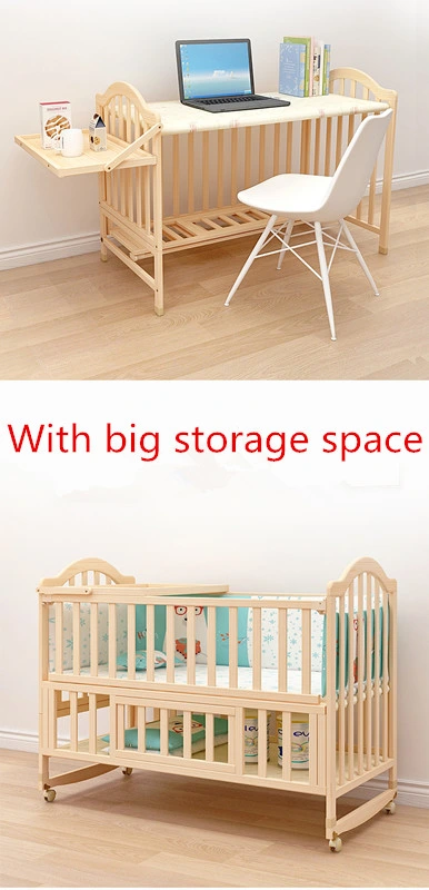 Top Quality Multi-Functional Baby Factory Direct Sales Baby Cot Bedroom Furniture