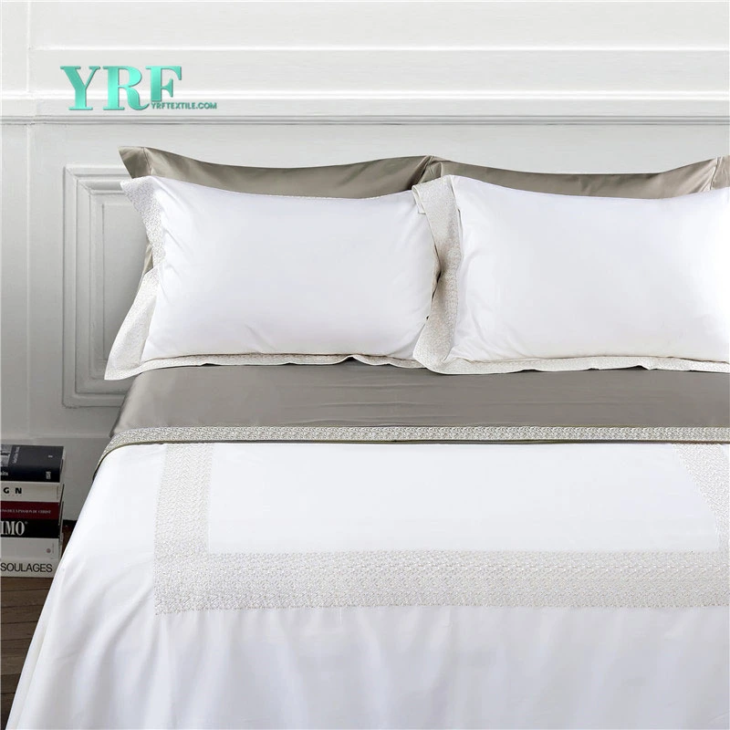 Durable Luxurious Bed Sheet Customized Hotel Bedding