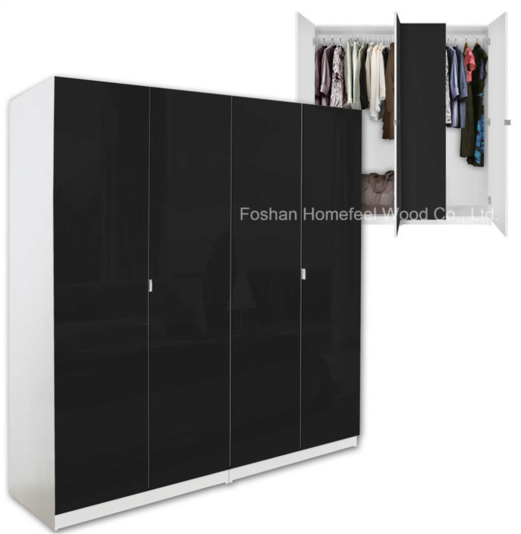 Wholesale Modern MDF Bedroom Wardrobe Closet Furniture (HF-WC031)