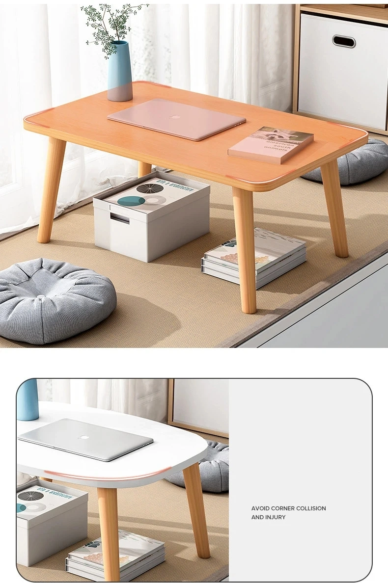 Simple Modern Creative Small Apartment Living Room Mini Table Bedroom Home Wooden Furniture 0011