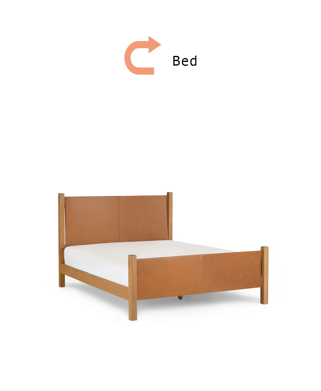 Customized Minimalist Style Wooden Bedroom Furniture for Solid Wood King Size Beds
