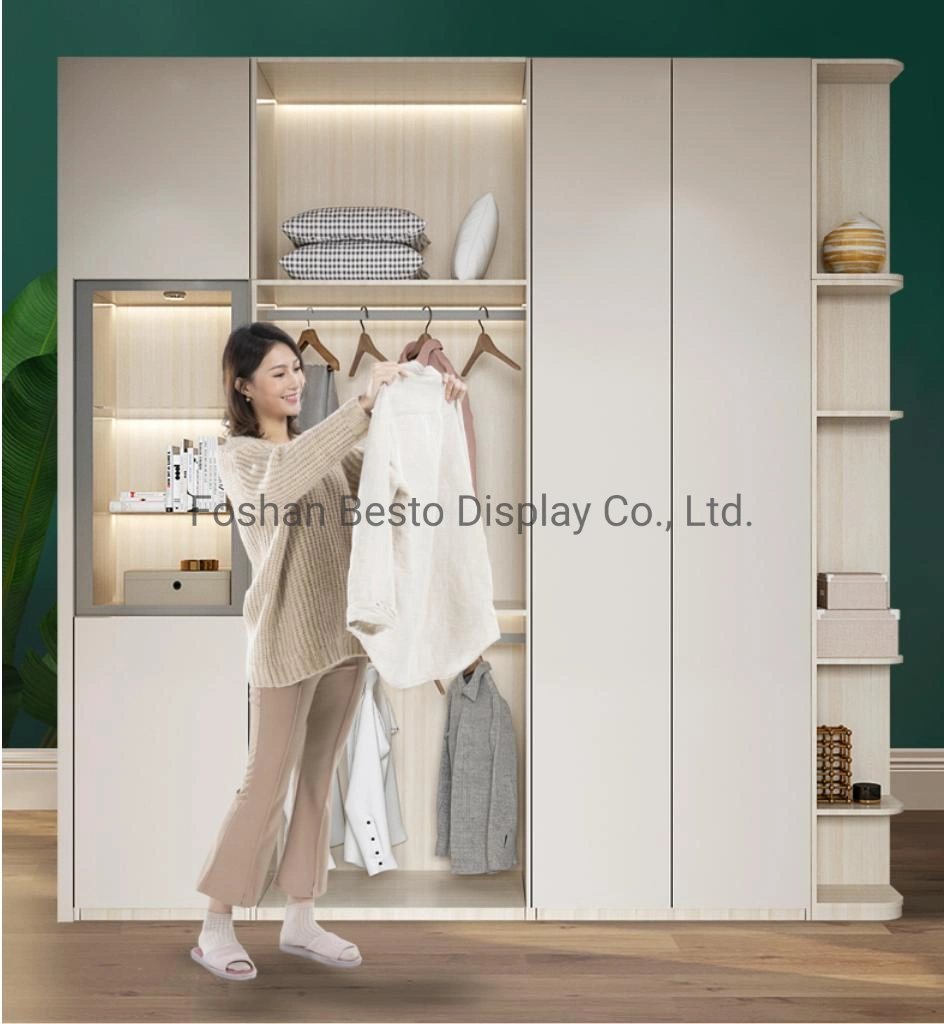 Bespoke Designer Fitted Wardrobes Collections Bedroom Furniture Manufactured by China Factory Export to End Customer