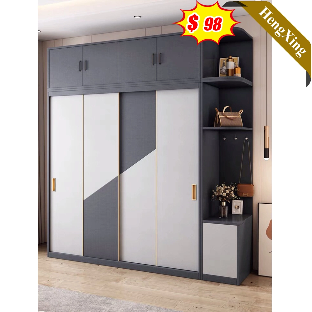 Custom Made Cheap Bedroom Wood Built in Wardrobe Storage Cabinet Closets Set Furniture Design Modern Clothes Wall Walk in Closet