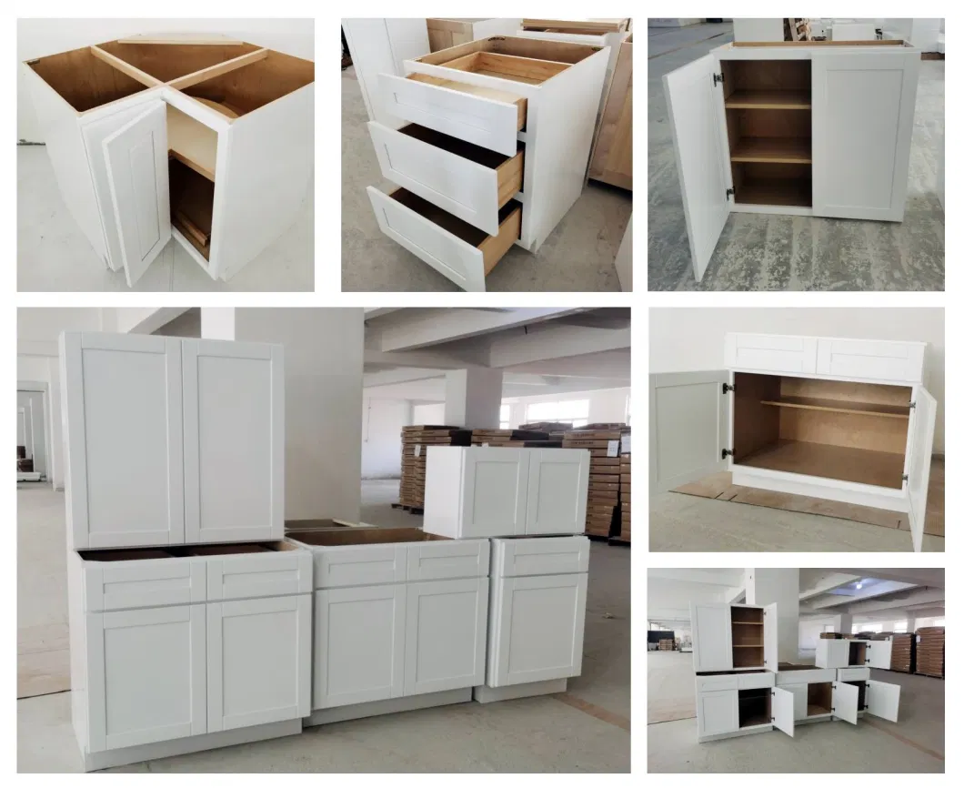 Customized Modern Solid Wood Cabinetry Bedroom Wardrobe Wholesale Furniture Fitted Kitchen Cabinets
