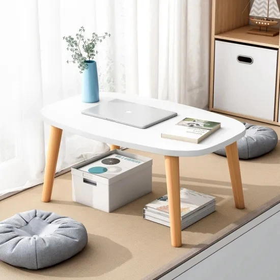 Simple Modern Creative Small Apartment Living Room Mini Table Bedroom Home Wooden Furniture 0011