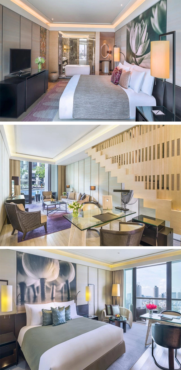 Wholesale Luxury Custom Hotel Guestroom Furniture for 4 &amp; 5 Star Bedroom Sets