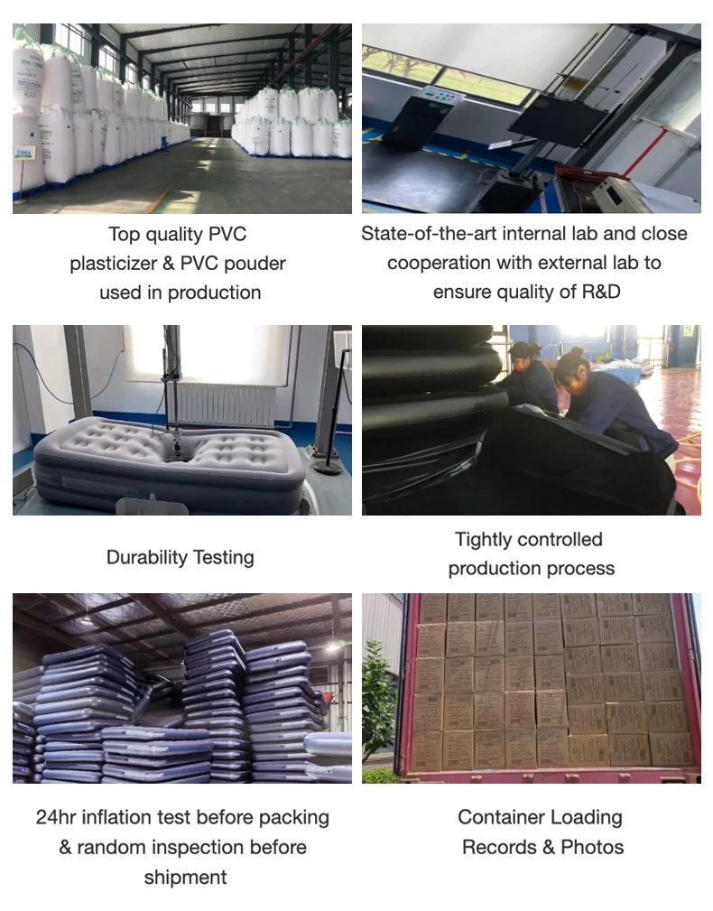 OEM Airbed Automatically Inflate and Deflate Airbed with Built-in Pump Suitable for Bedroom Office Building Outdoor