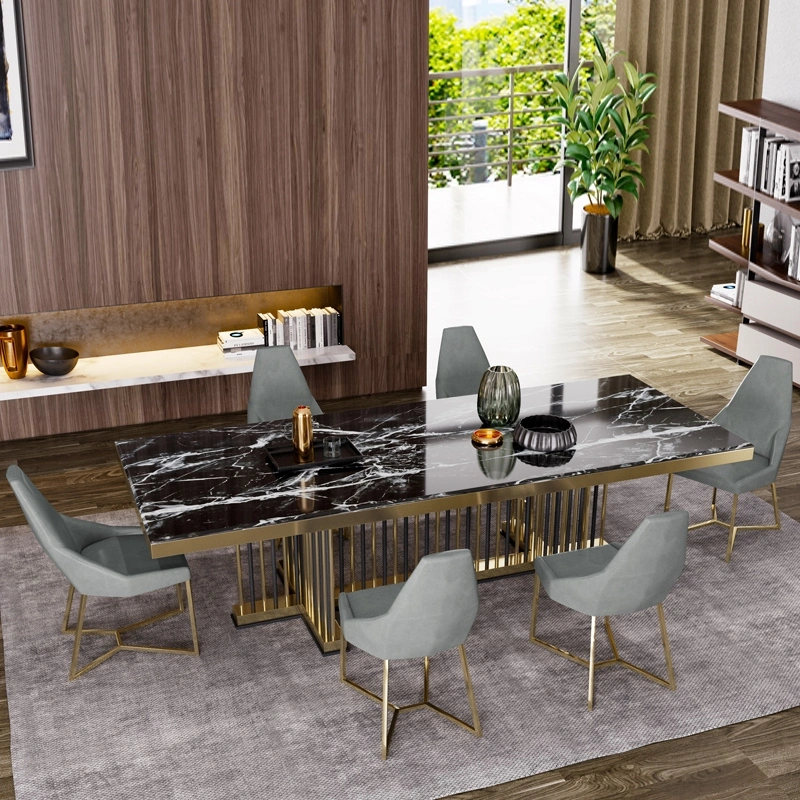 Home Event Hall Dining Restaurant Furniture Metal Lounge Leisure Living Room Chair and Square Table