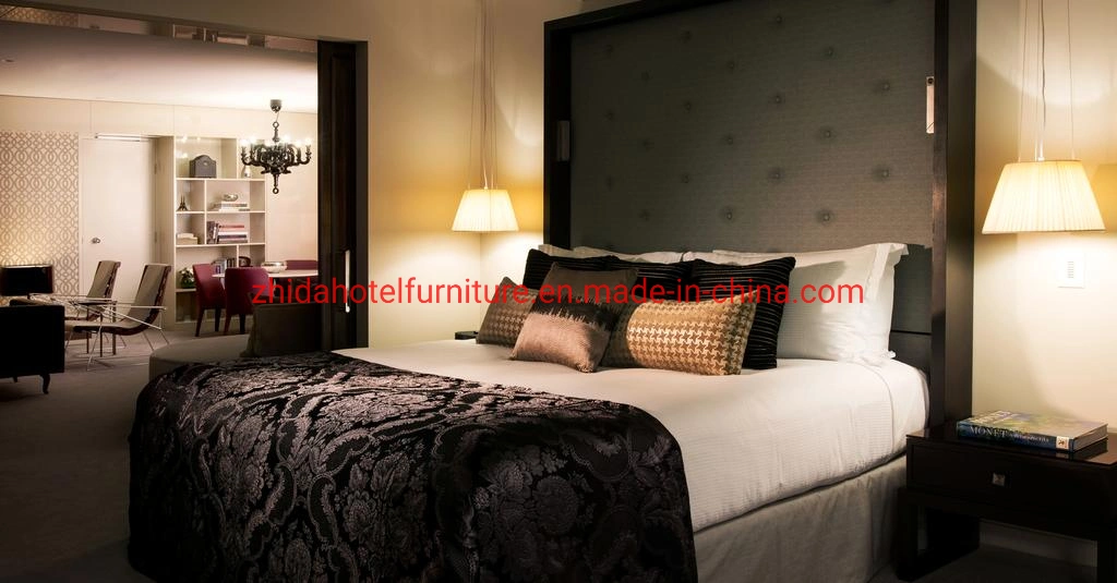 High Headboard President Hotel Villa Master Bedroom Furniture Set