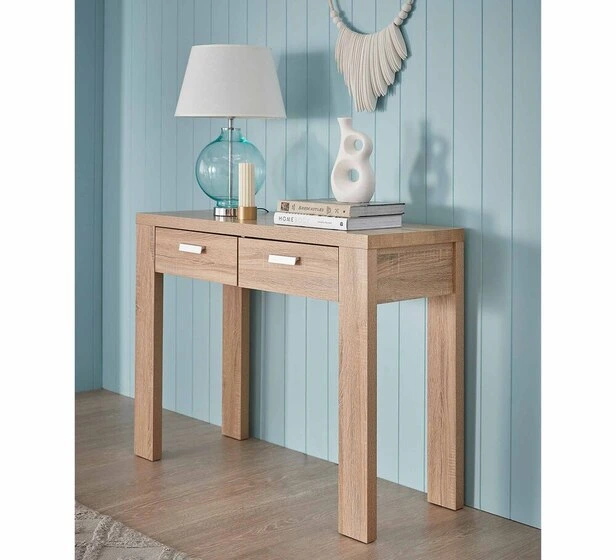 Unique Design 3 Small with 4 Large Drawers Storage Wide Console Table Contemporary Hallway Living Room Bedroom Hotel Dresser Table