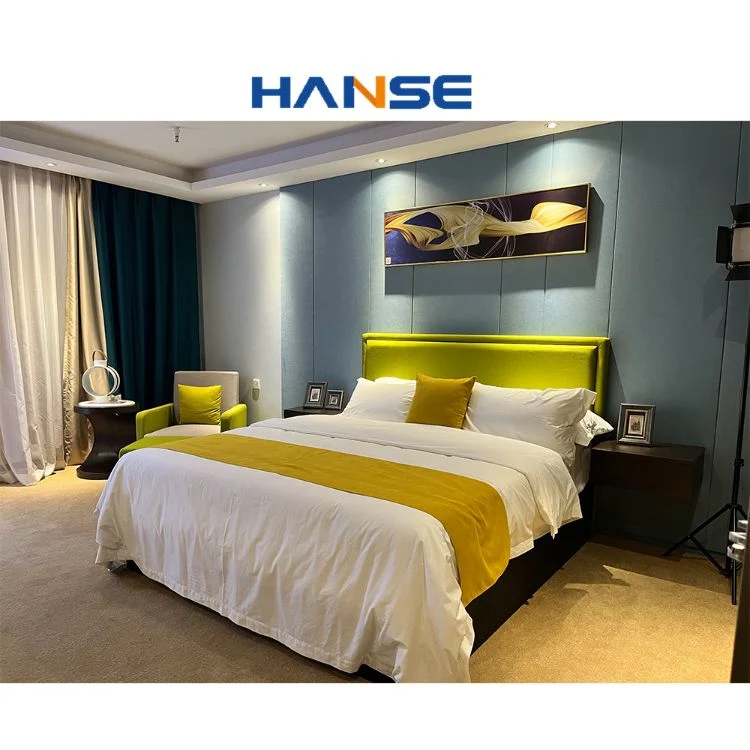 Hanse Hotel Furniture Supplier Furniture Design Frame Full Hotel Wood Bed Hotel Bedroom Set