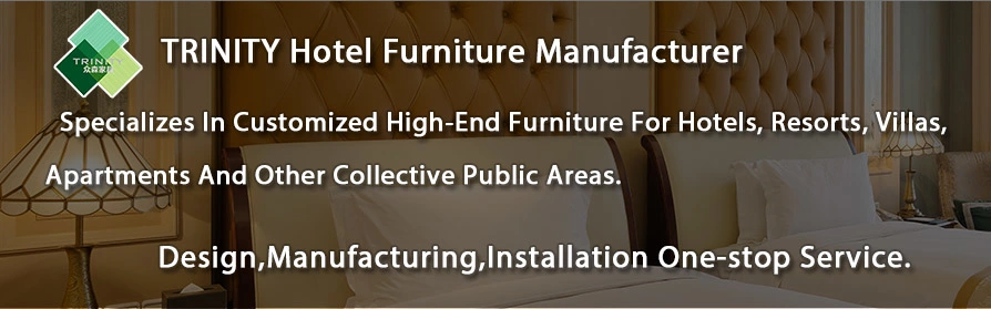 Export Europe High Quality Modern Hospitality Interior Furniture for 5 Star Hilton Resort Hotel Bedroom