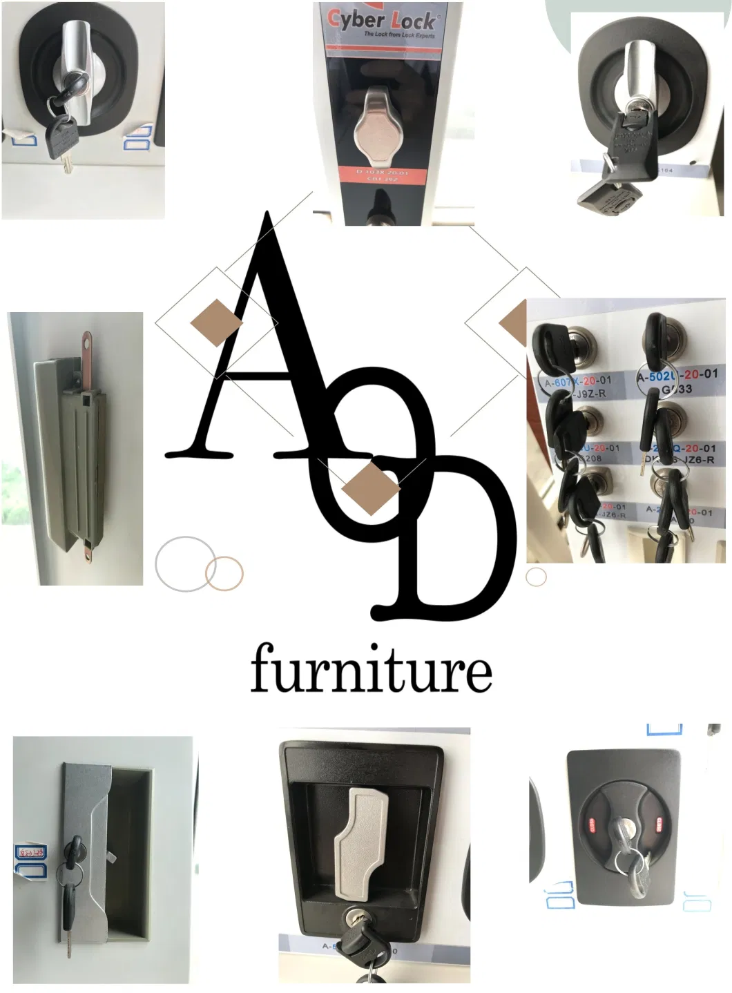 Durable Bedroom Furniture Steel Storage Nightstand