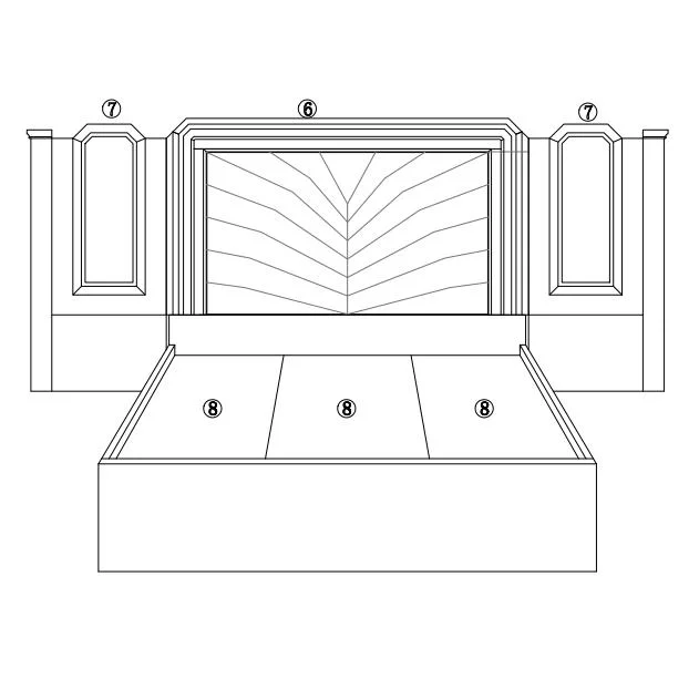 Home Furniture Wooden Furniture Modern Furniture Bed Dresser Table Bedroom Furniture