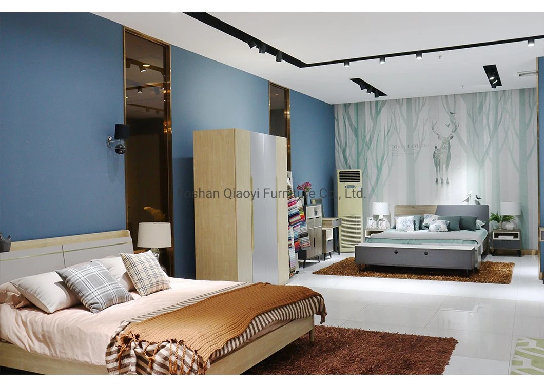 Wholesale Customizable Modern Design Hotel Closet Bed Home House Bedroom Wooden Furniture