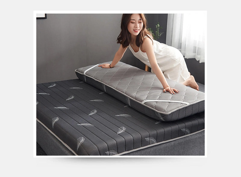 School Dorm Bunk Bed Mattress Thick 6cm Easy to Carry Comfortable Thailand Latex Double